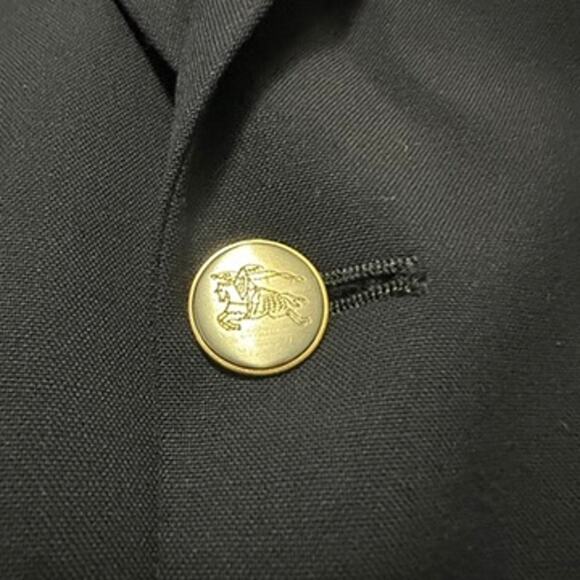 Vintage Burberry navy two button blazer size 40R - Picture 4 of 12